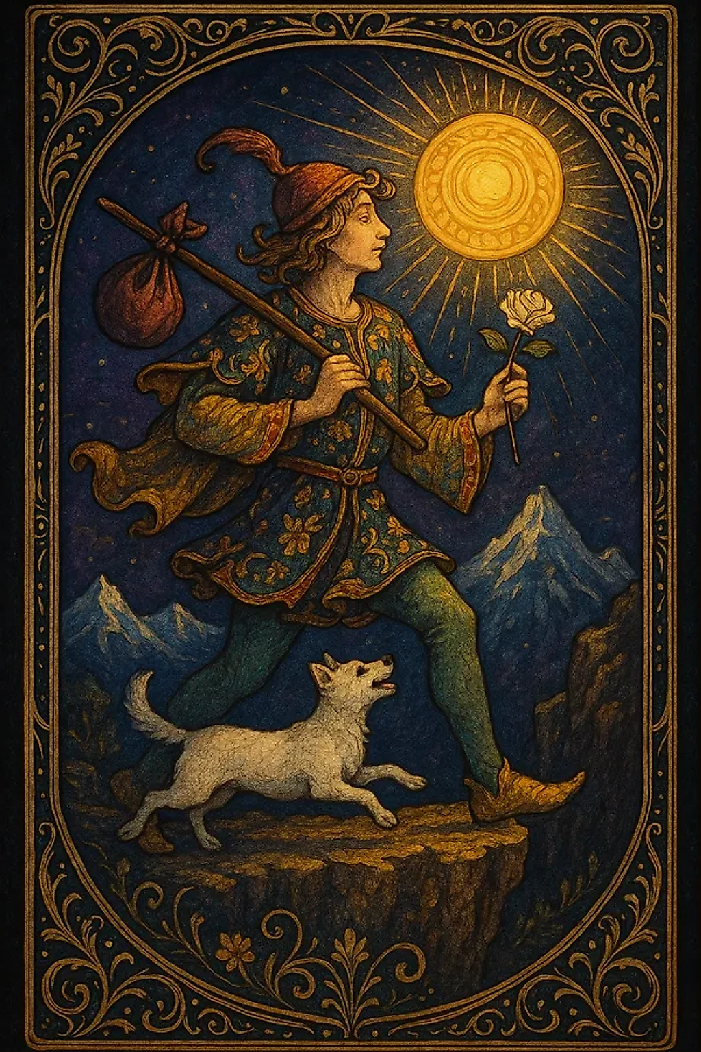 An original Esoteric Eye tarot card